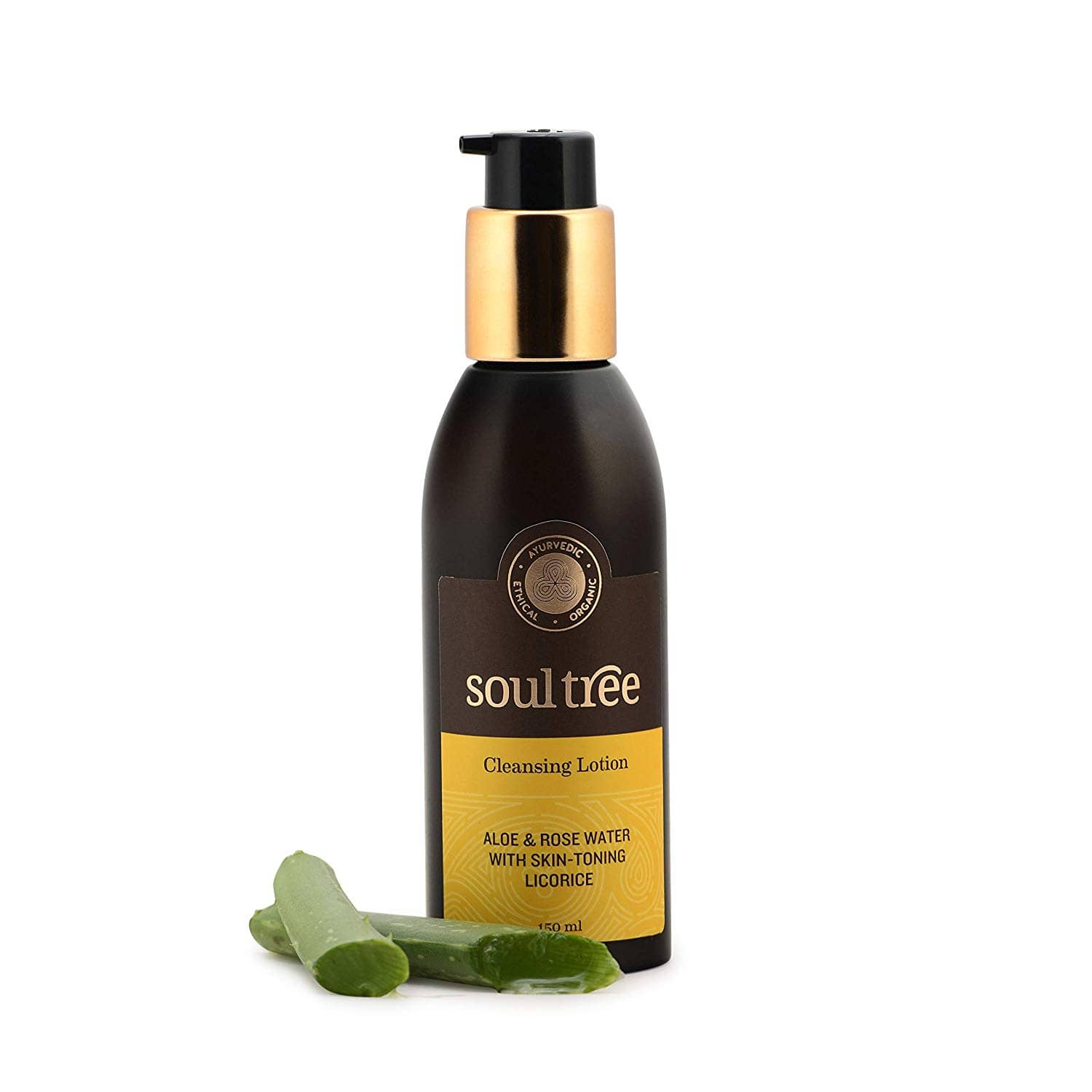SoulTree Cleansing Lotion Aloe & Rose Water With Skin Toning Licorice