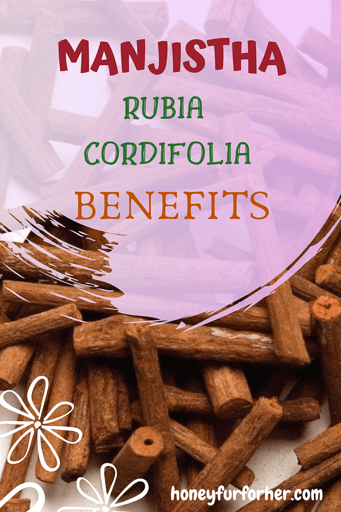 Manjistha Rubia Cordifolia Benefits Side Effects Pinterest Pin