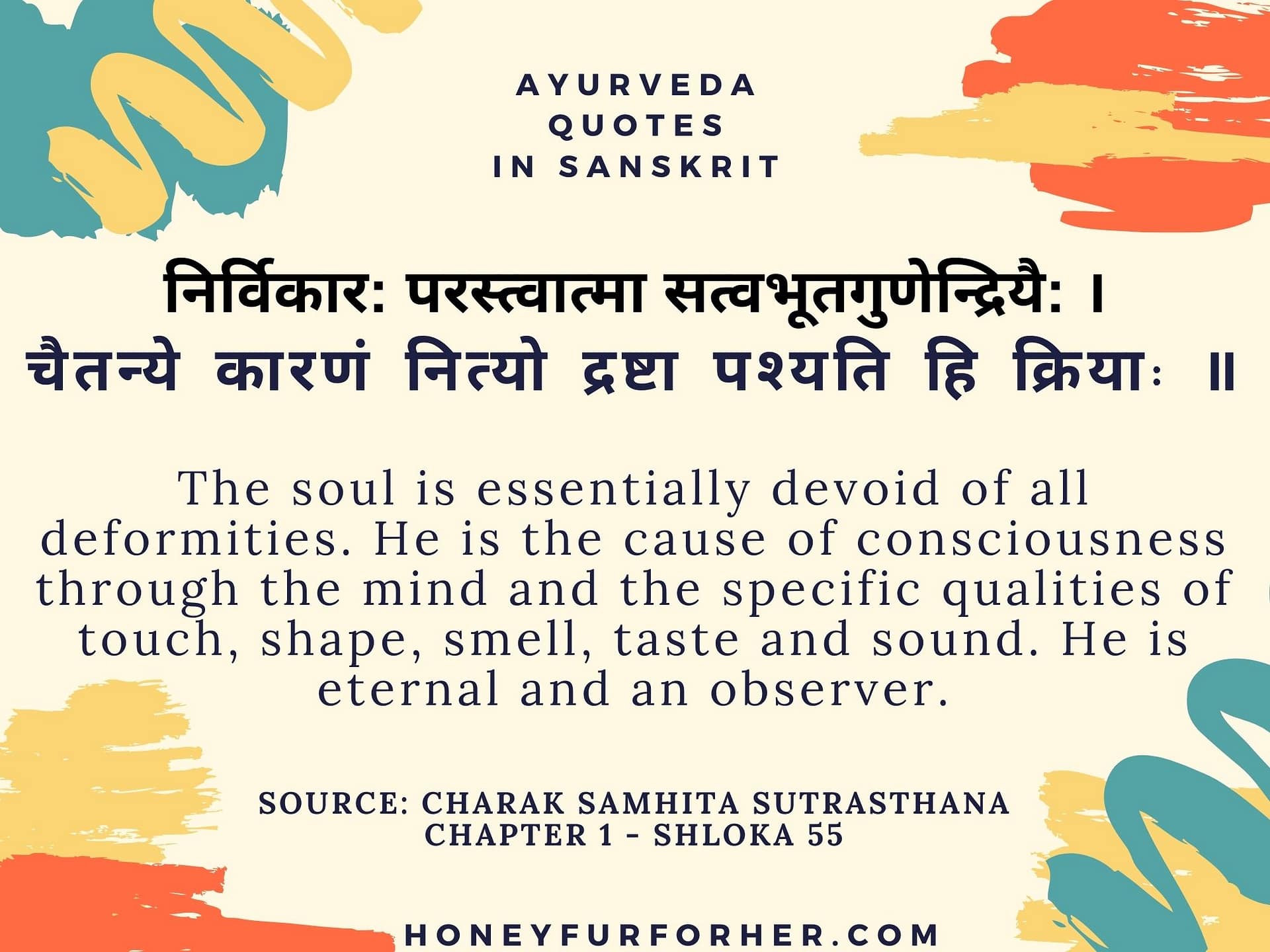 27 Ayurveda Quotes / Shlokas In Sanskrit With English Translations