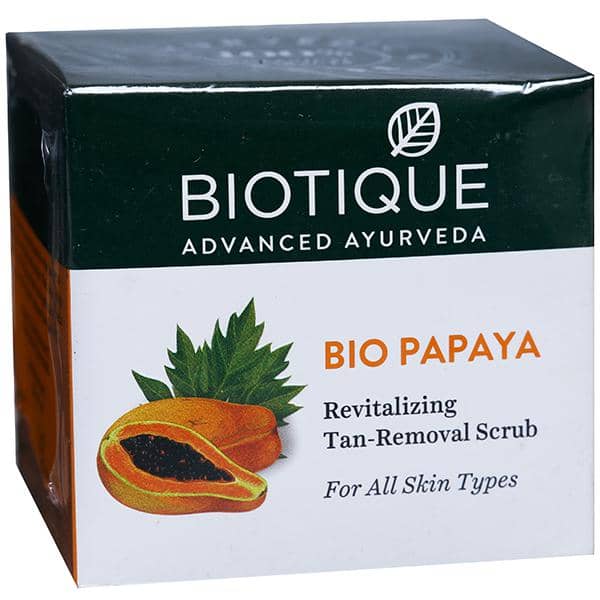 Biotique Bio Papaya Revitalizing Tan Removal Scrub Honest Review