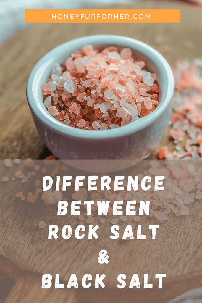 Difference Between Rock Salt And Black Salt Pinterest Pin