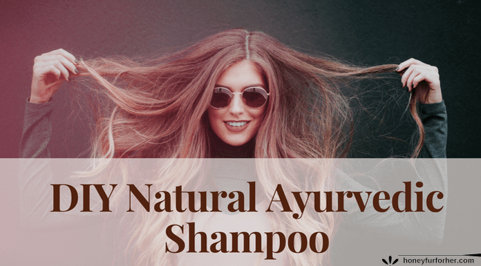 DIY Natural Ayurvedic Shampoo Feature Image